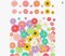 9 Colors Flatback Resin Flower Beads 108 Pcs Resin Flower Daisy Cabochons Daisy Flat Back Charms for Jewelry Making and Scrapbooking